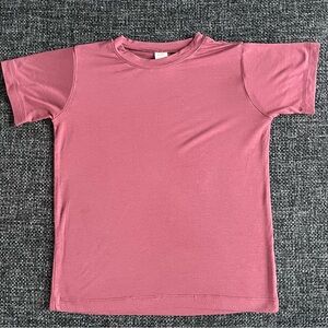 Kate Quinn Girls Short Sleeve Essential Boxy Bamboo Tee Size 6